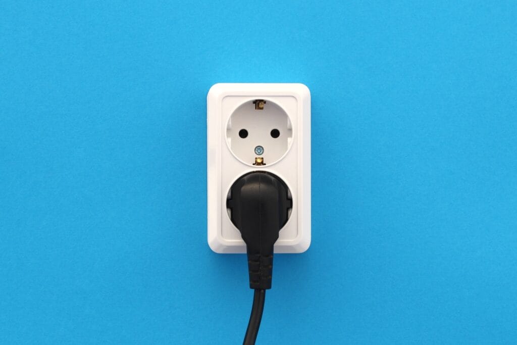 Standard Italian, French and German wall outlet